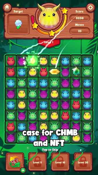 Tabuleiro do jogo de combinar peças